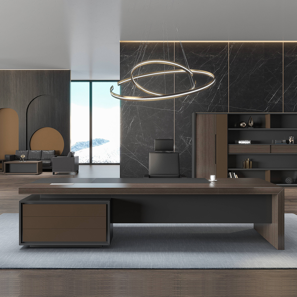 老板桌椅，經理桌，二手辦公家具